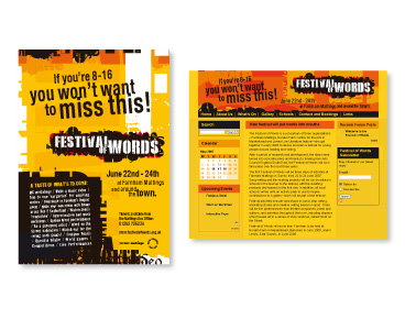 Festival of Words Publicity and Web